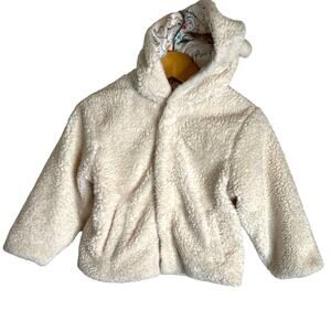 Magnetic Me Sherpa Magnetic Jacket in Cream 12 - 18 months or 22 - 27 Lbs.